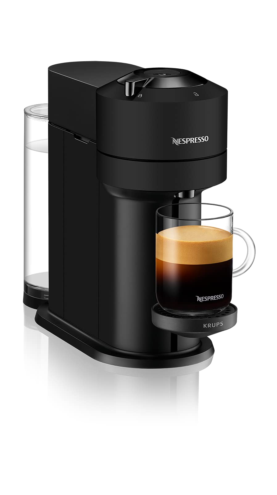 Armonex Next Cafetière à dosettes Machine à espresso 5 tailles différentes verres Technologie technologie avancée, chauffage 30s, WiFi, Bluetooth, XN910N, Noir mat