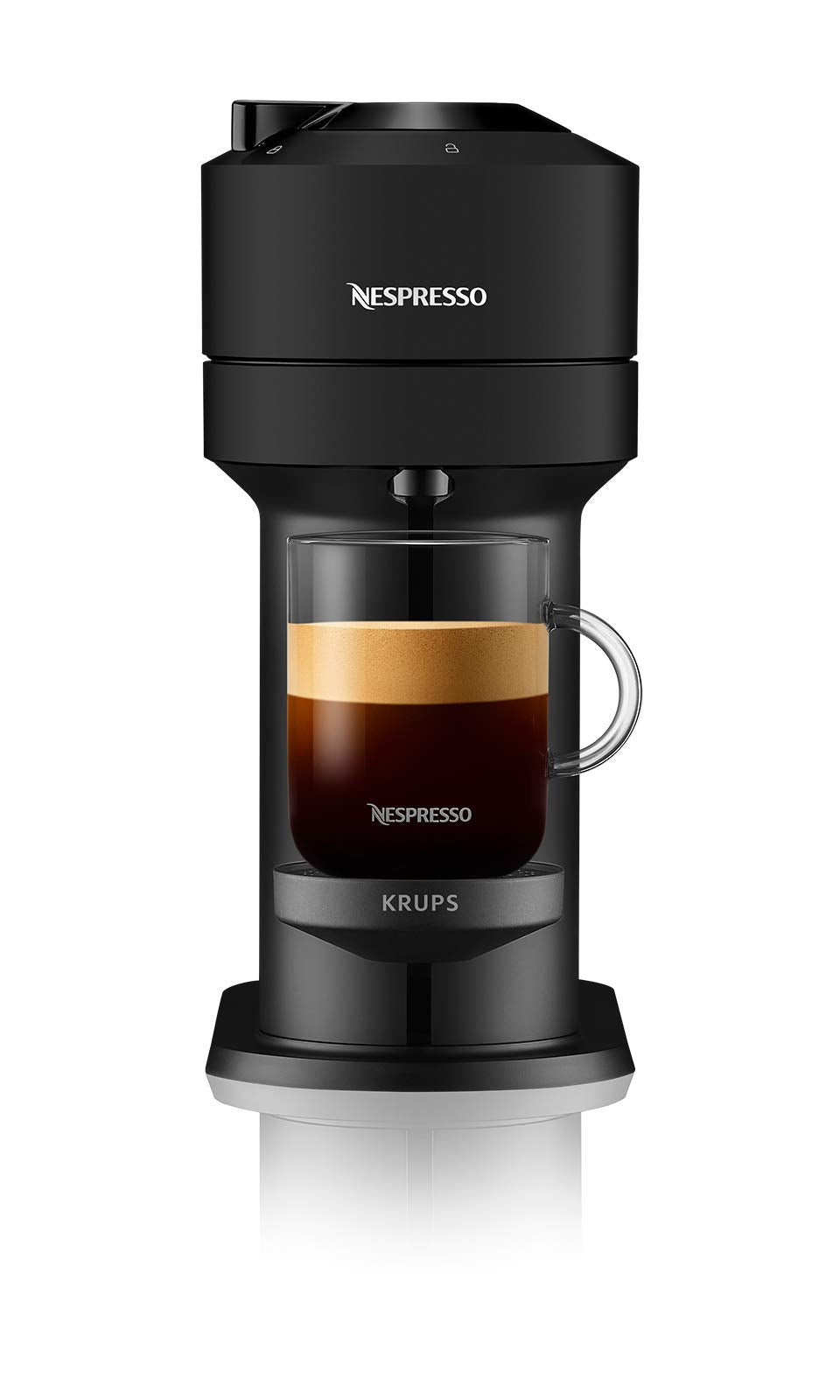 Armonex Next Cafetière à dosettes Machine à espresso 5 tailles différentes verres Technologie technologie avancée, chauffage 30s, WiFi, Bluetooth, XN910N, Noir mat