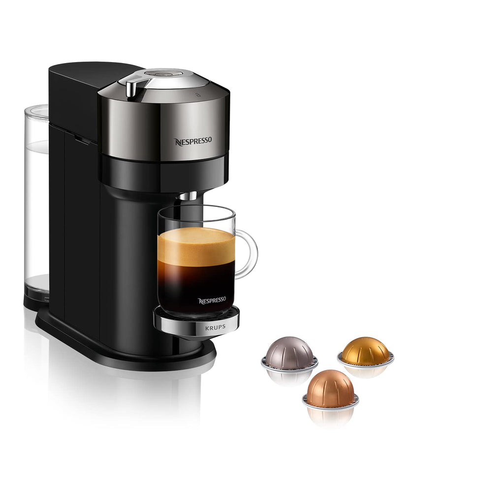 Armonex Next machine à café de qualité Cafetière à dosette 1,1 L, XN910C10, Noir, Gris