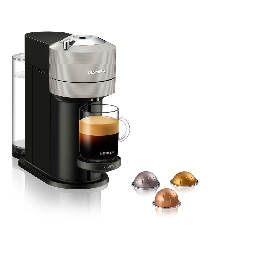 Machine à Café Armonex Next, Capsules café de qualité Armonex seulement, Technologie technologie avancée, 5 Tailles de Tasses, Arrêt Automatique, YY4298FD, Gris Clair