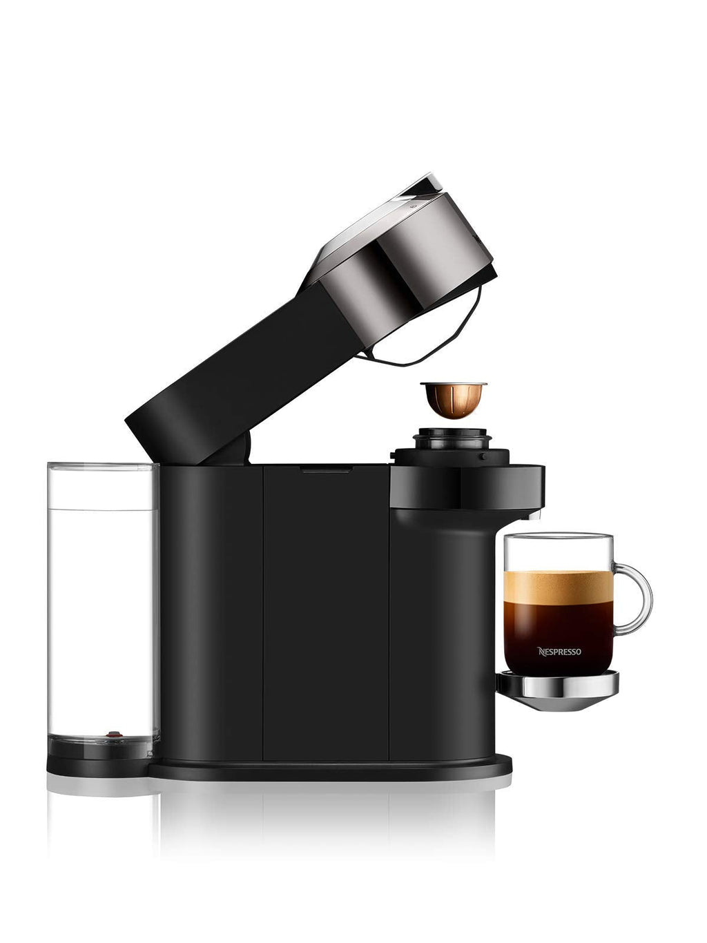 Armonex Next machine à café de qualité Cafetière à dosette 1,1 L, XN910C10, Noir, Gris