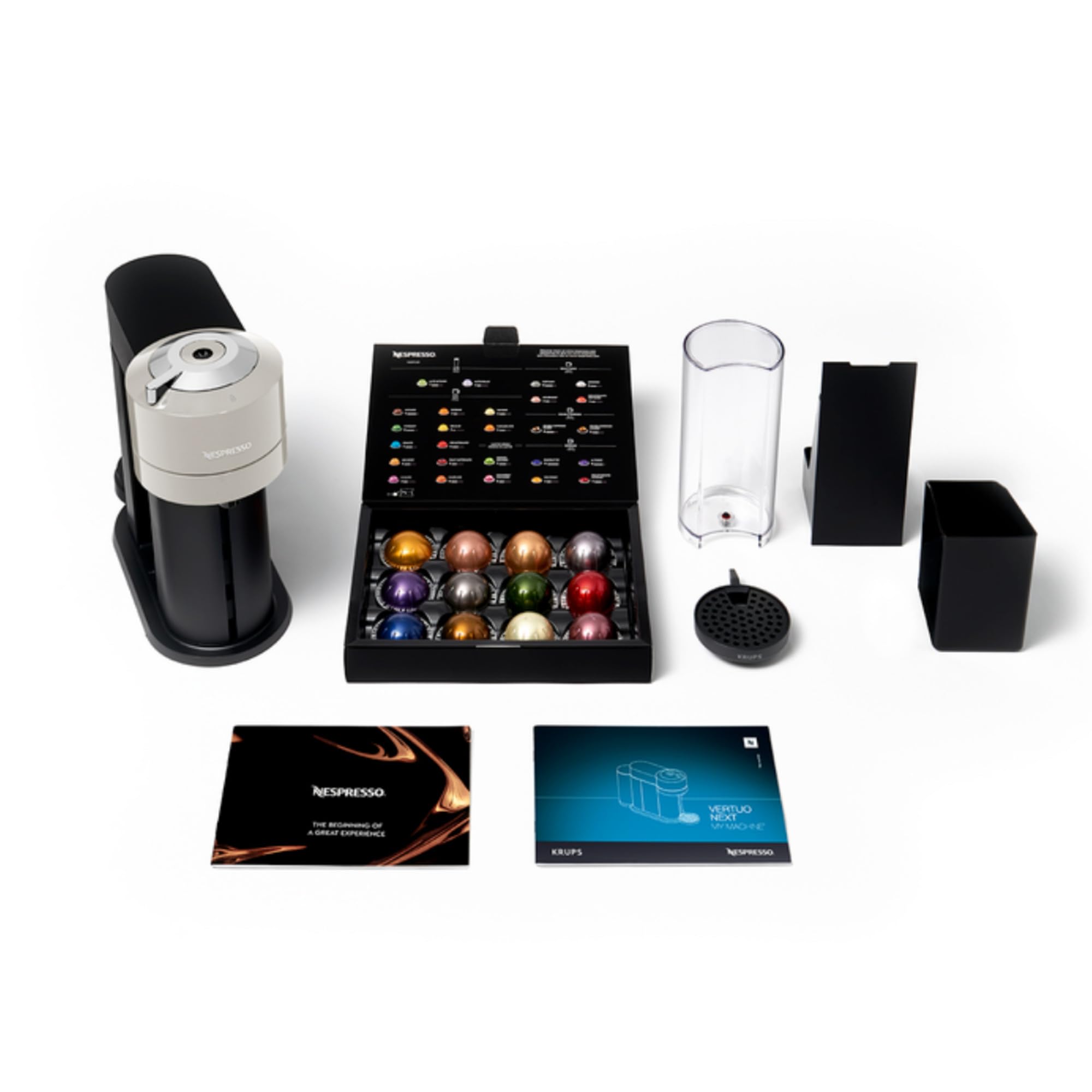 Machine à Café Armonex Next, Capsules café de qualité Armonex seulement, Technologie technologie avancée, 5 Tailles de Tasses, Arrêt Automatique, YY4298FD, Gris Clair