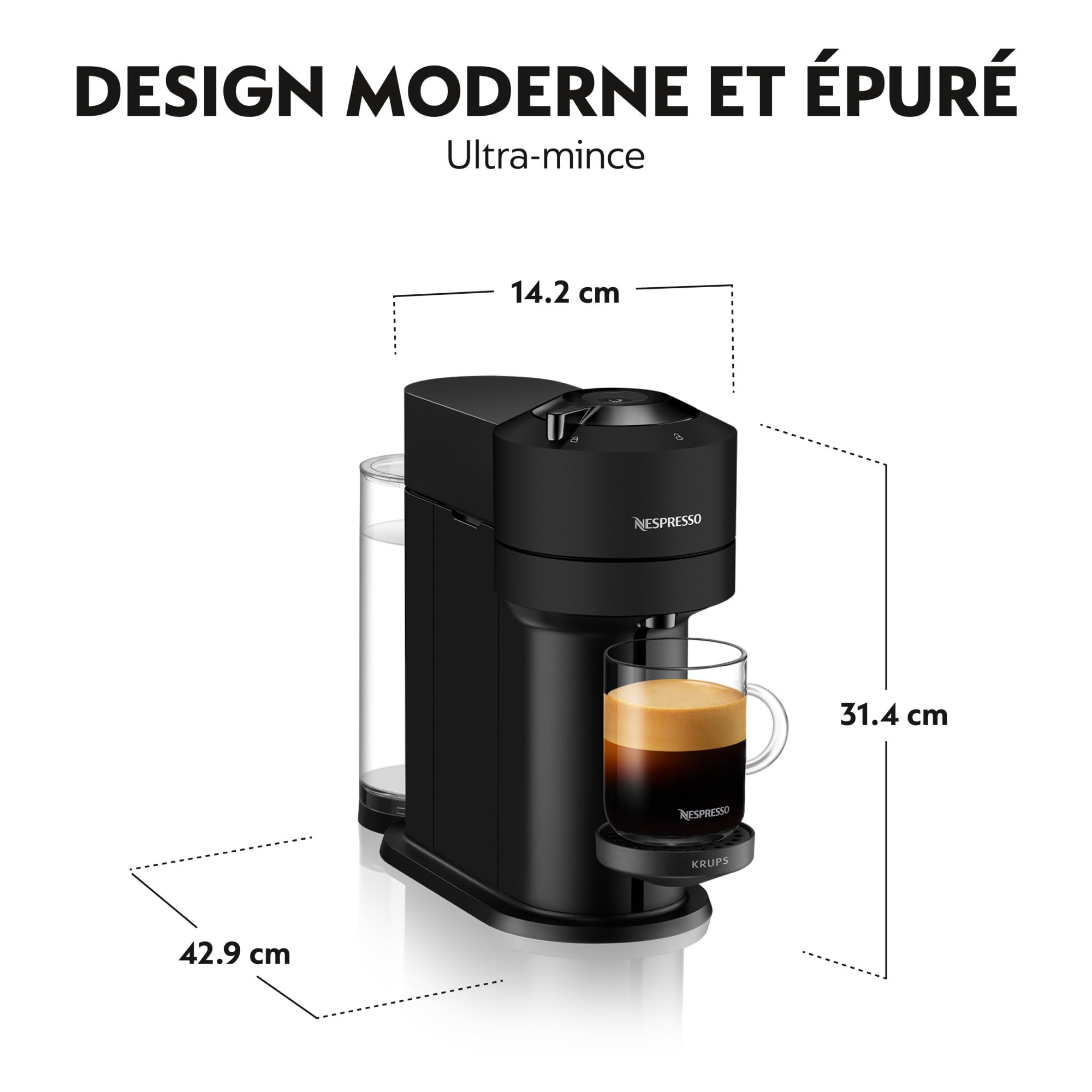 Machine à Café Armonex Next Gris Claire+52 dosettes offertes, Arrêt Automatique, YY5902FD, Gris