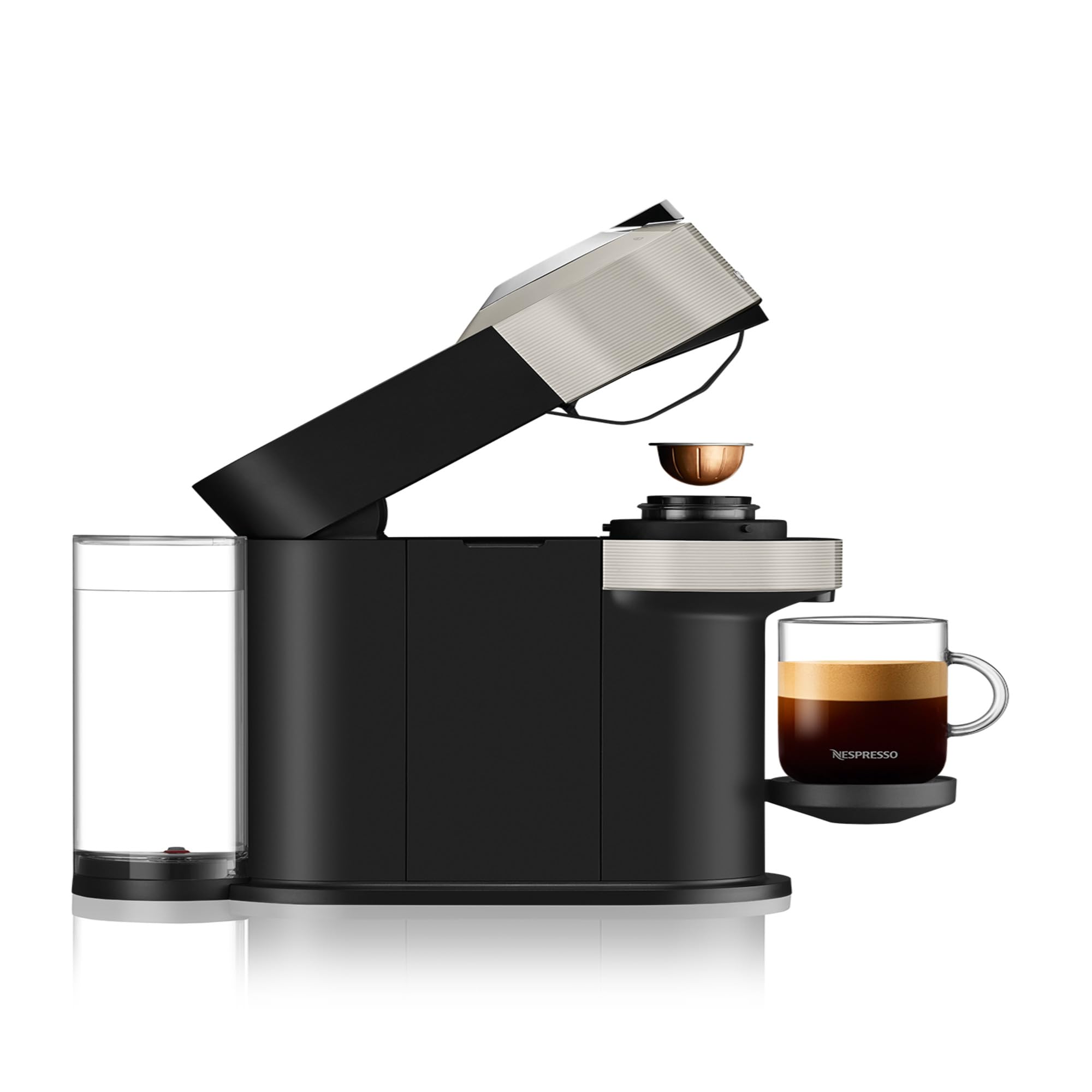 Machine à Café Armonex Next, Capsules café de qualité Armonex seulement, Technologie technologie avancée, 5 Tailles de Tasses, Arrêt Automatique, YY4298FD, Gris Clair