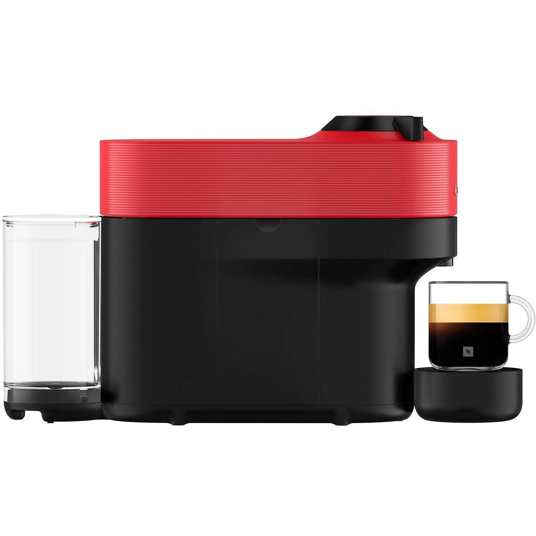 VERTUO Pop Cafetière à dosettes Machine à espresso, 4 tailles verres, technologie technologie avancée, Rouge, XN9205