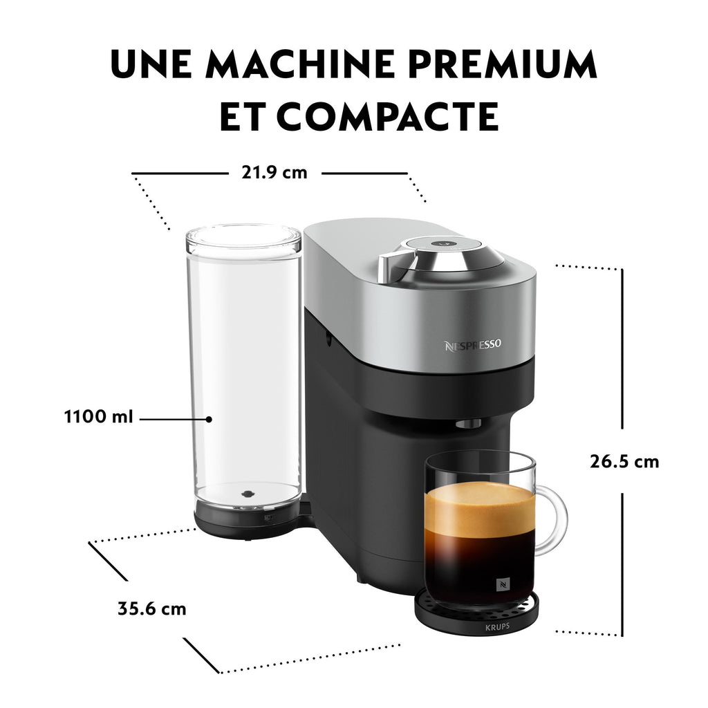 Machine à Café Armonex POP+ Argent, Capsules café de qualité Armonex seulement, Arrêt Automatique, YY5359FD, Argent