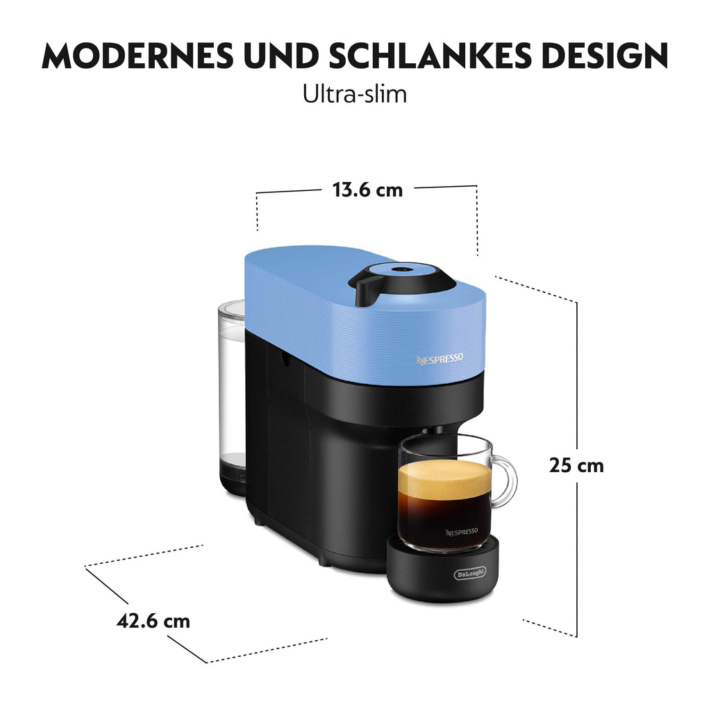 Machine à Café Armonex POP, 5 Tailles de Tasses, Arrêt Automatique, ENV90.A, Bleu