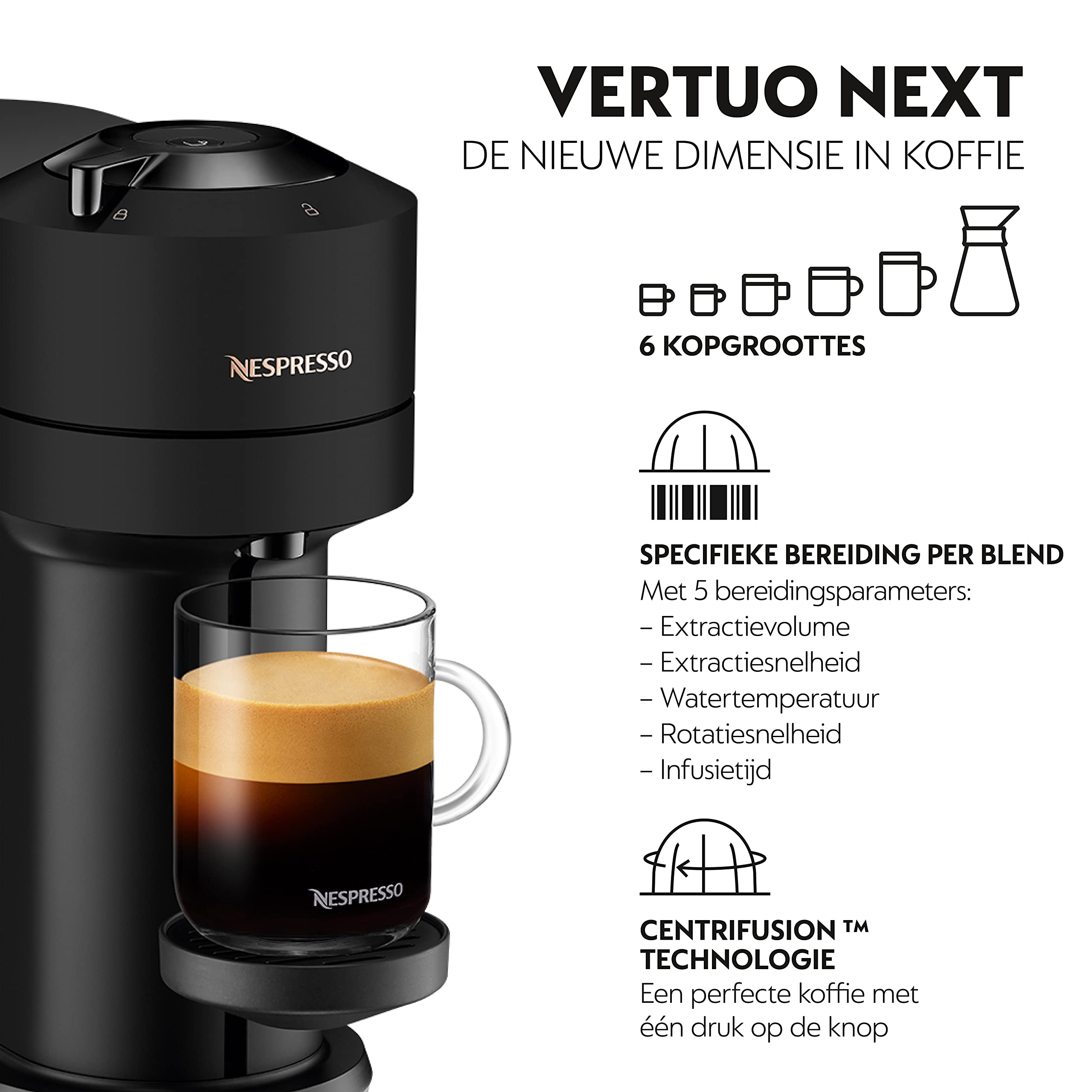 Armonex Next  machine à café de qualité Semi-automatique Cafetière à dosette 1,1 L, XN910810