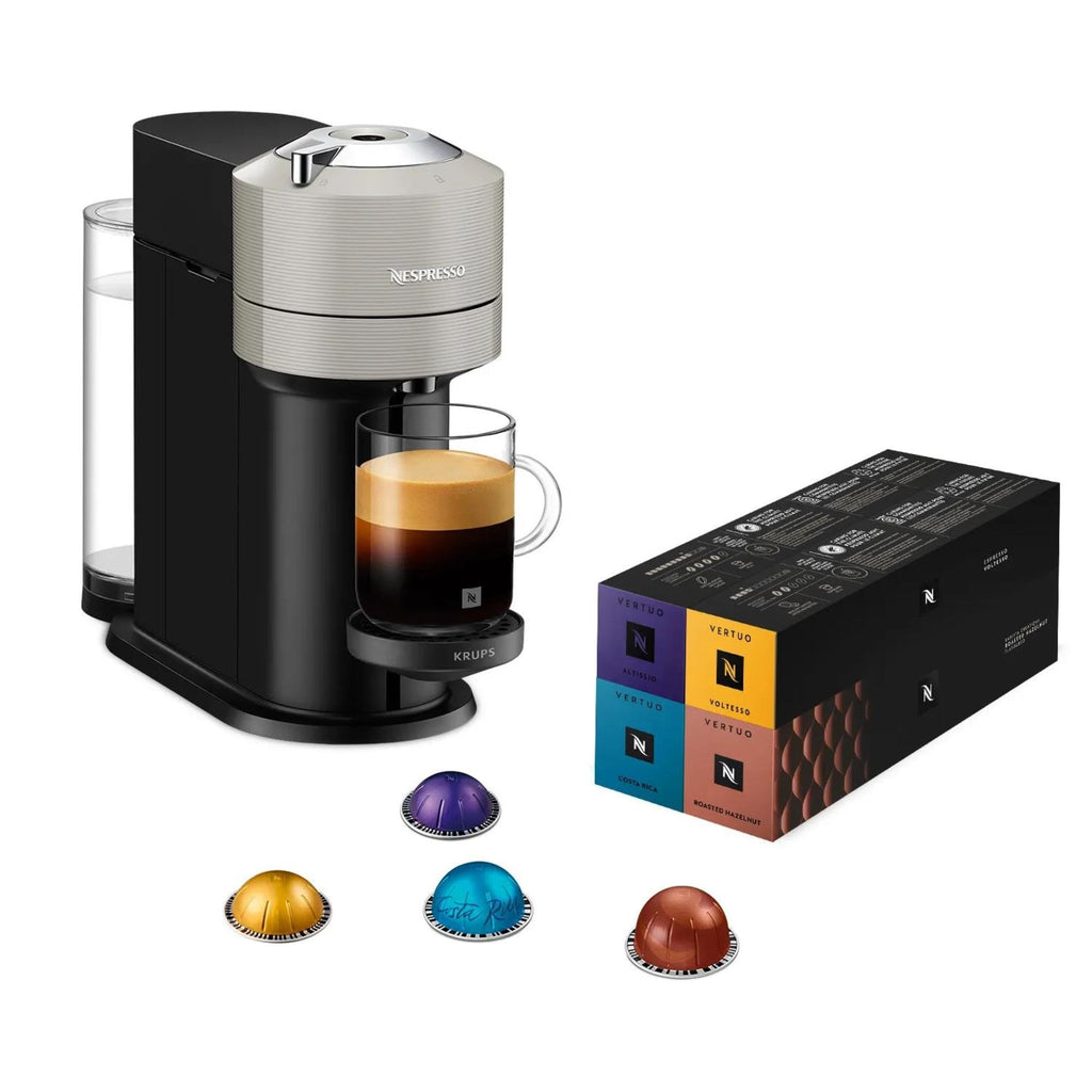 Machine à Café Armonex Next Gris Claire+52 dosettes offertes, Arrêt Automatique, YY5902FD, Gris