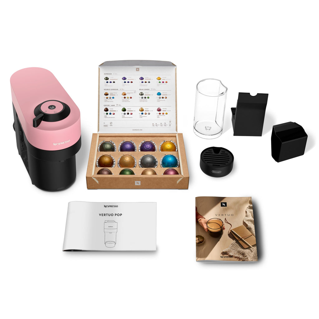 Machine à Café Armonex POP Rose, Capsules café de qualité Armonex seulement, Technologie technologie avancée, 5 Tailles de Tasses, Arrêt Automatique, ENV90.P, Rose